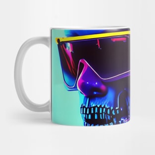 DJ steampunk techno music en rave cyberpunk Mug